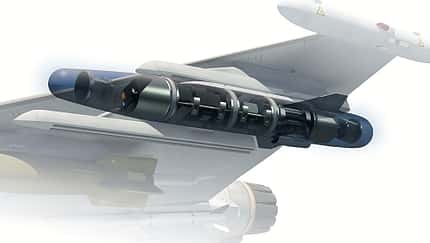 Hensoldt-Störbehälter Kalaetron-Attack für den Eurofighter.