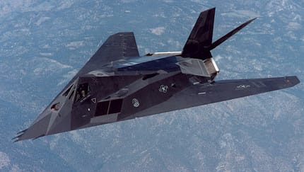 F117A, Lockheed F117A, Stealth Fighter, Tarnkappenflugzeug, USAF Legendärer Tarnkappenjäger F-117 wird ausgestellt