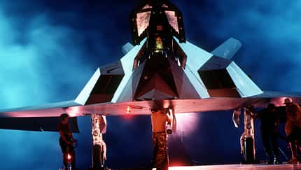 Geheime F-117A fliegen wieder in der Area 51