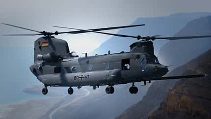 CH 47F, Boeing Chinook, Luftbetankungssonde, CH 47