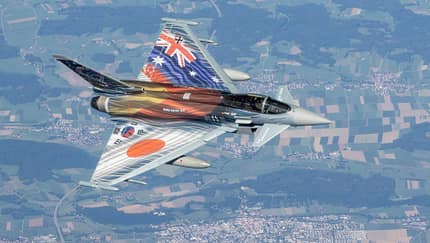 Sechs Eurofighter der Luftwaffe verlegen nach Australien.