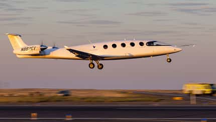 Die Eviation Alice startete am 27. September 2022 in Moses Lake zum Erstflug.