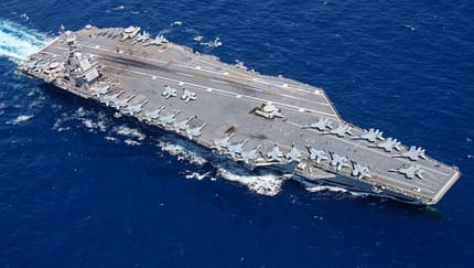 Flugzeugträger USS Gerald R. Ford.