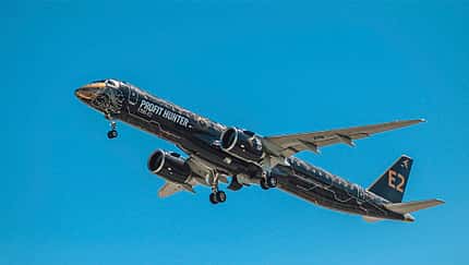 Moderne Jets und neuer Prop