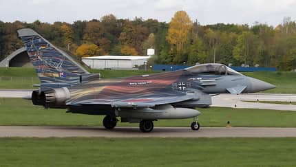 Die Eurofighter der Luftwaffe kehrten am 8. Oktober 2022 von ihrer Australien- und Asien-Tour nach Neuburg zurück.