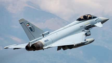 Kuwaits sechster Eurofighter ist der erste Einsitzer