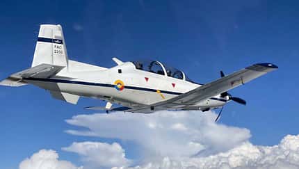 Beechcraft T-6C in Kolumbien.