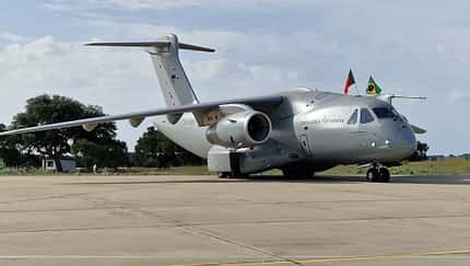 Portugal hat seine erste Embraer KC-390 - fast