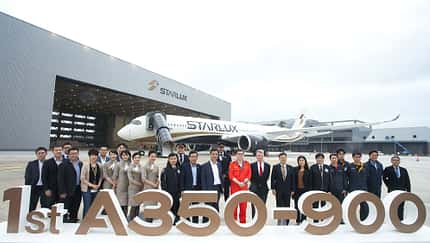 Airbus lieferte die erste A350-900 an Starlux in Taiwan.