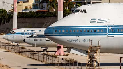 Der Stolz der griechischen Luftfahrt verrottet in Athen