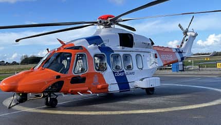 Leonardo AW189 von Bristow für SAR-Dienste in den Niederlanden.