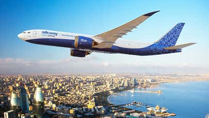 Silkway West ist neuer Kunde für den Boeing 777-8F-Frachter.
