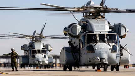 Sikorsky CH-53K King Stallion des US Marine Corps.