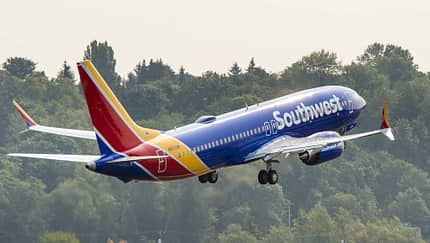 Boeing 737 MAX 8 von Southwest.