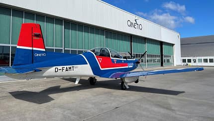 Pilatus PC-9 der QinetiQ GmbH.