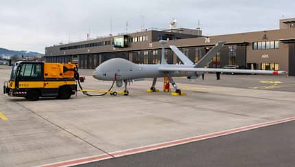 Elbit Hermes 900 HFE für die Schweizer Luftwaffe.