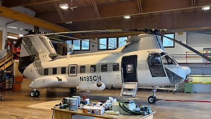 Columbia Model 107-II Vertol für die Heliswiss.