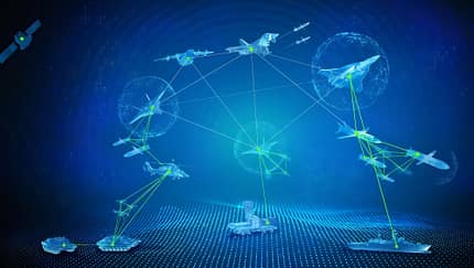 Ein wesentliches Element der FCAS-Entwicklung in Deutschland, Frankreich und Spanien ist die Vernetzung aller Akteure auf dem Schlachtfeld.