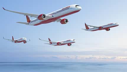 AIR INDIA FORMATION FLIGHT