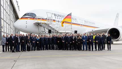 Die nächste A350 für Deutschland ist fertig