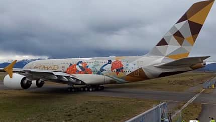 Der erste Etihad-Superjumbo ist wieder zu Hause
