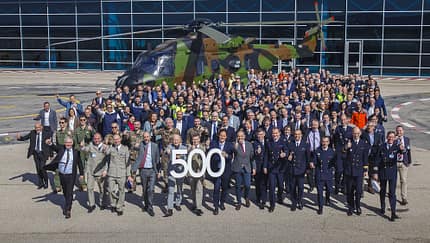 Der 500. NH90 ging an die französischen Heeresflieger.