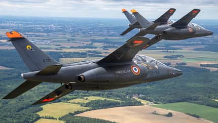 Ukrainische Piloten schließen Alpha-Jet-Kurs ab