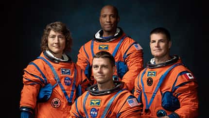 Diese vier Astronauten werden den Mond umrunden