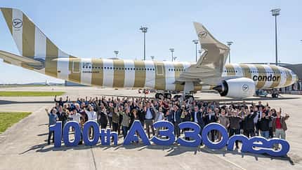 Der zweite Beach-Airbus für Condor ist da