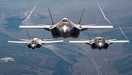 Die F-35 zeigt sich im Flying Display