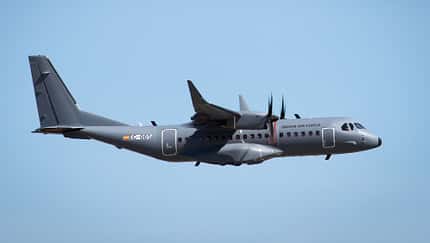 Die erste Airbus C295 für Indien flog am 5. Mai 2023 in Sevilla.