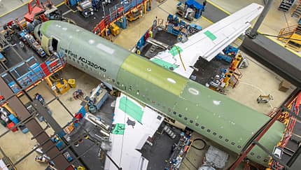 Airbus stolpert über die Lieferkette