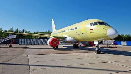 Russlands neuer Superjet fliegt - bald, irgendwann