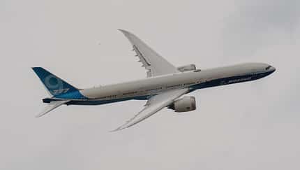 Boeing 777-9 für Seitenwindtests in Island
