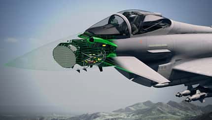 ECRS Mk2-Radar für die britischen Eurofighter Typhoon.