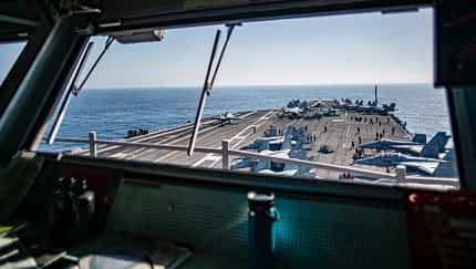 Hinter den Kulissen des Flugzeugträgers Gerald R. Ford