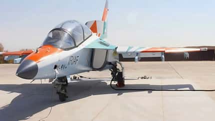 Jakowlew Jak-130 der iranischen Luftstreitkräfte in Isfahan. 