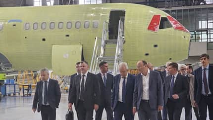 Zeigt sich hier die erste „russifizierte“ MS-21 für Aeroflot? 
