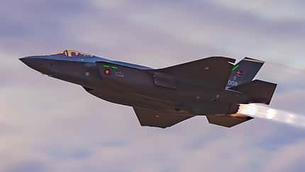 Die ersten F-35A der dänischen Lufstreitkräfte trafen am 14. September in Skrydstrup ein. 