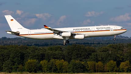 Deutschlands Ex-Regierungs-A340 wird geschlachtet
