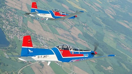 Zieldarsteller-PC-9 von QinetiQ stürzt in Hessen ab 
