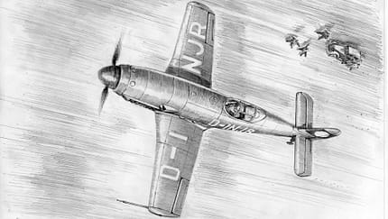 Das deutsche Rekordflugzeug mit Jäger-Genen