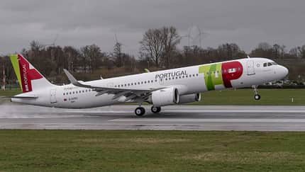 Airbus A321LR von TAP.