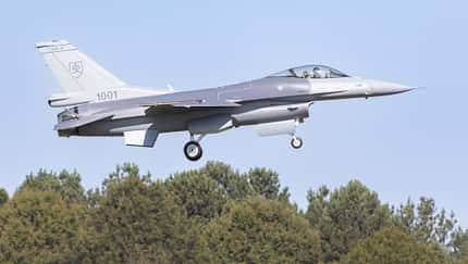 F-16 Block 70 für die Slowakei in Greenville.