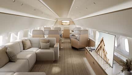 Boeing BBJ 737-7 Innenansicht Kabine
