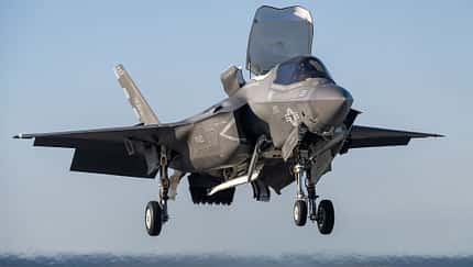 F-35B im Anflug