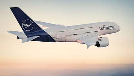 Airbus A380 der Lufthasa