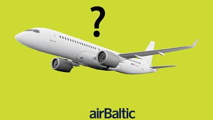 Wie soll das 50. Flugzeug von Air Baltic aussehen?