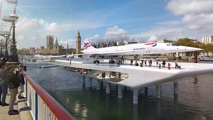 Die Concorde von Heathrow soll auf die Themse