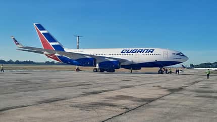 Il-96 von Cubana in Havanna